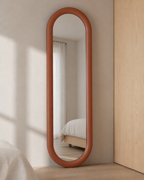 The Capsule Mirror in a styled interior